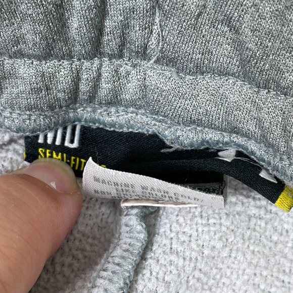 UNDER ARMOUR Semi-Fitted Women’s M Gray Wide Leg Athletic Sweatpants Pants - Picture 3 of 6